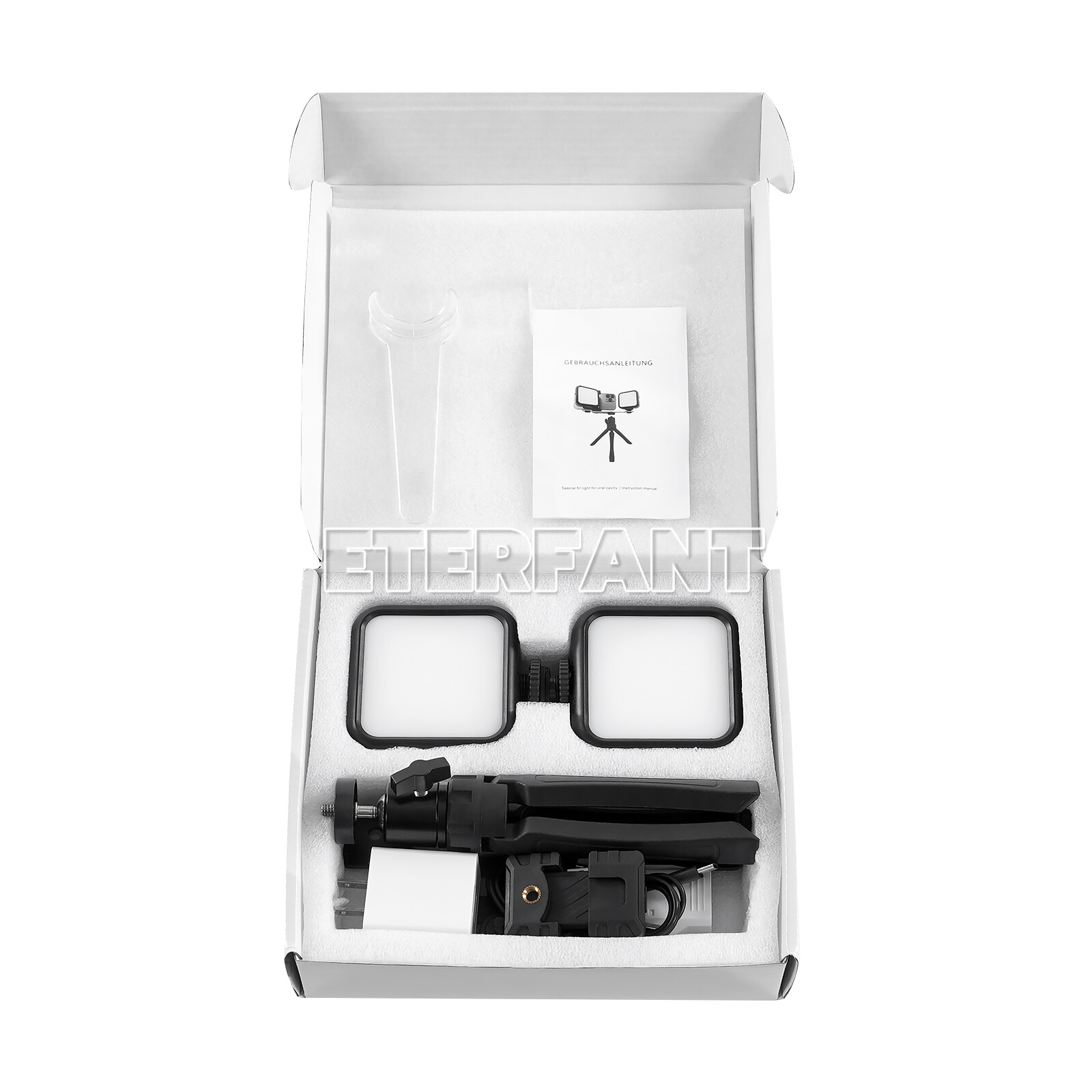 ETERFANT Dental LED Fill Light Oral Photography Flash Light Lighting Brightness