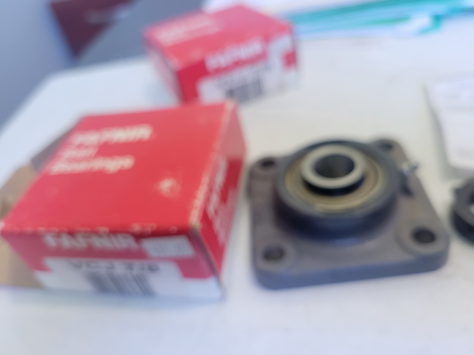Timken Fafnir VCJ 7/8 Flange-Mount Bearing Unit 4-Hole 3/4″ Bore,