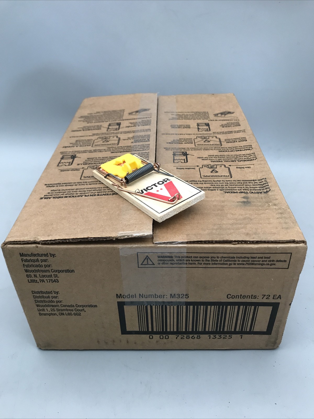 72 Mouse Traps Victor Wooden Mouse Traps Victor Expanded Trigger Mice Trap M325