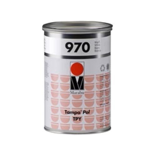 Marabu Tampa® Pol TPY Pad Printing Ink, White, 1 Liter, TPY71423170SX