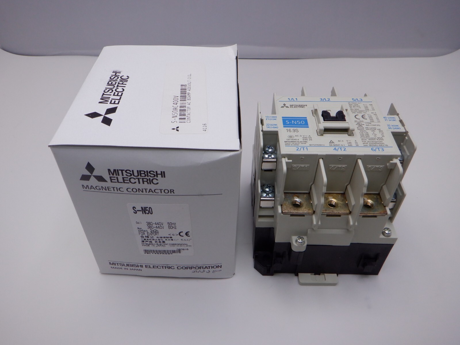 Mitsubishi S-N50 Magnetic Contactor 380-440V new