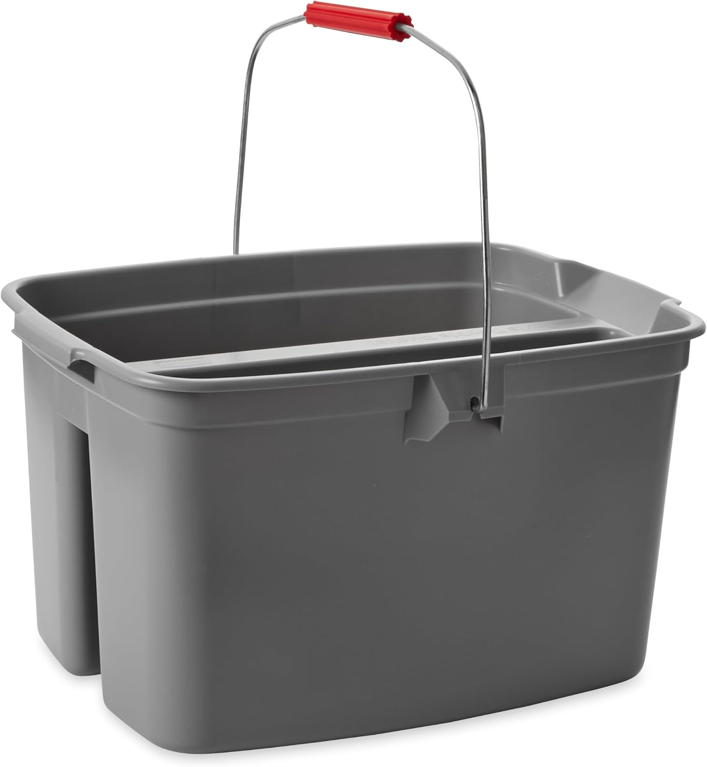 Rubbermaid Commercial Products Double Pail Plastic Bucket for Cleaning Easy to C