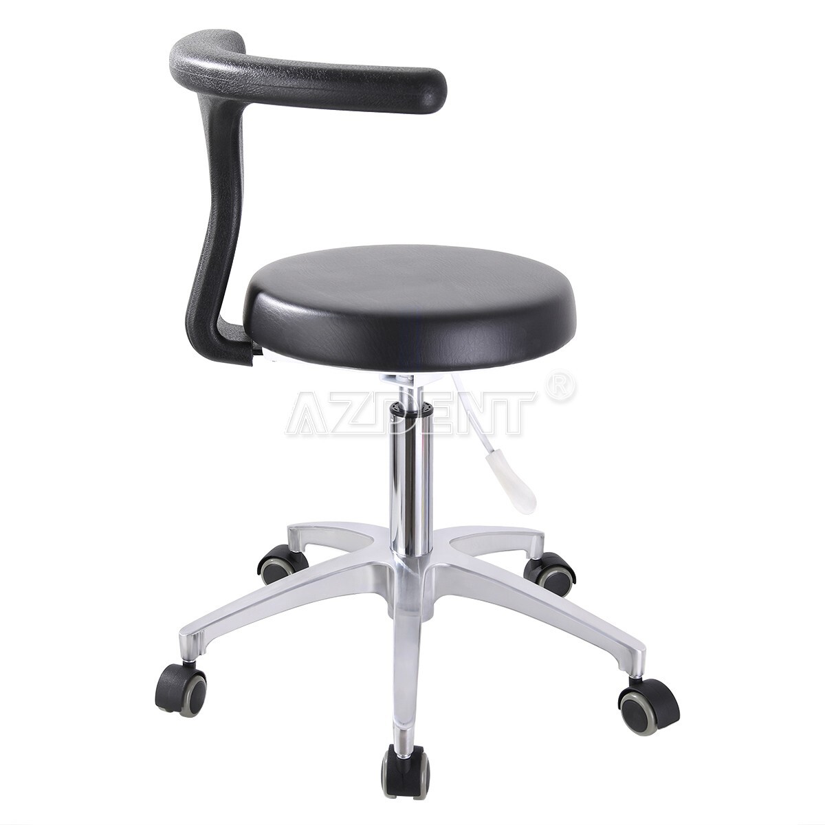 Silla móvil ajustable Dental dentista Doctor asistente taburepu cuero