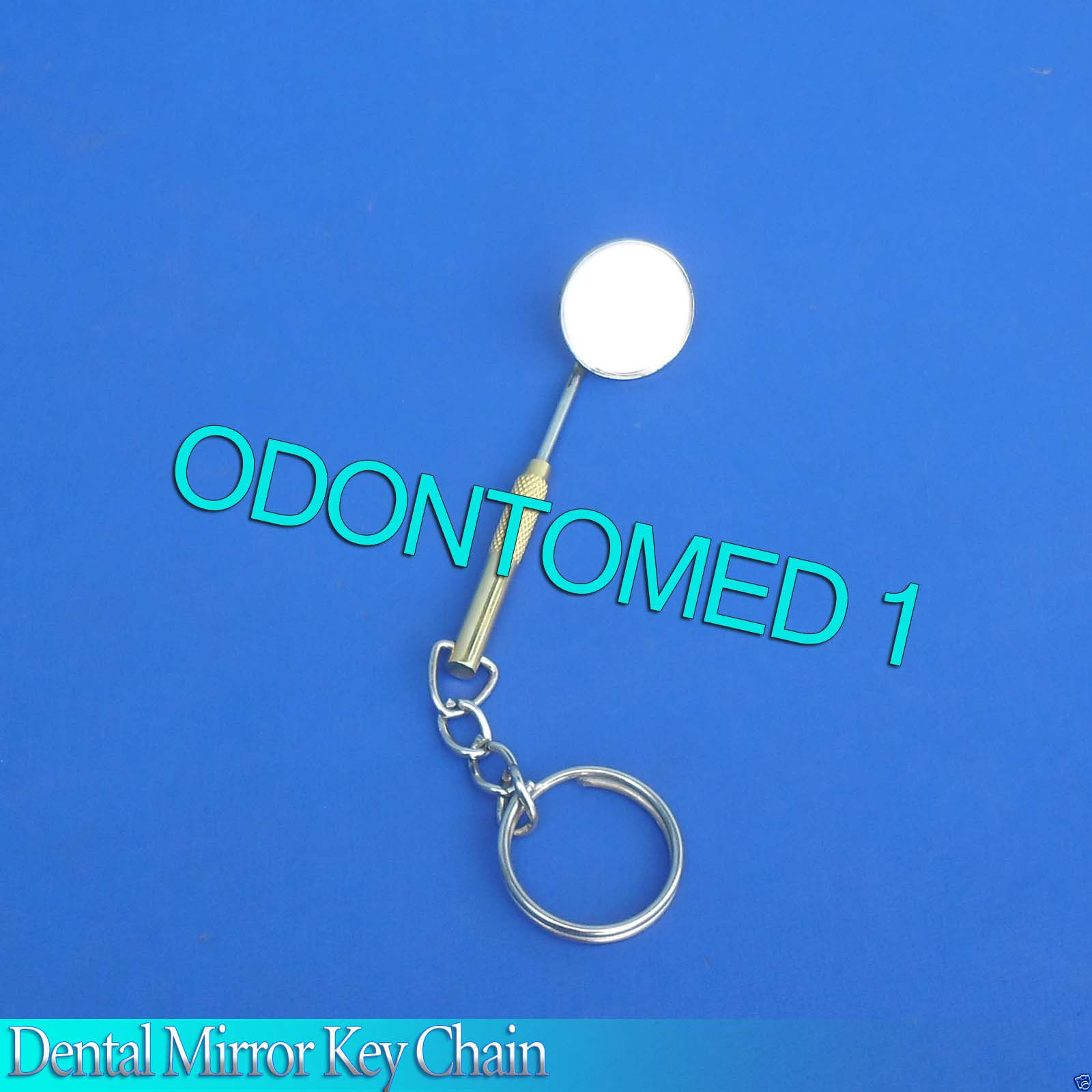 6 Dental mirror Gold Handle key chain Dental Instruments