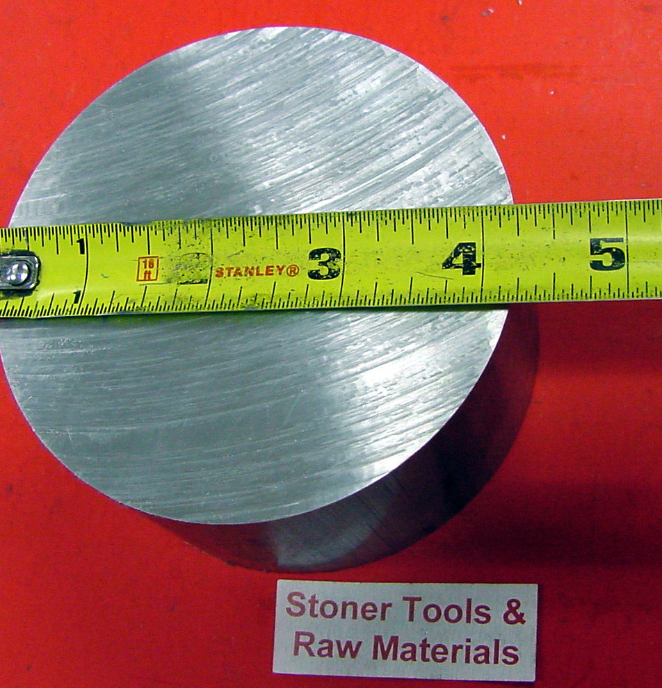 4-1/4″ ALUMINUM 6061 ROUND ROD 3″ LONG SOLID T6511 Extruded Lathe Bar Stock New