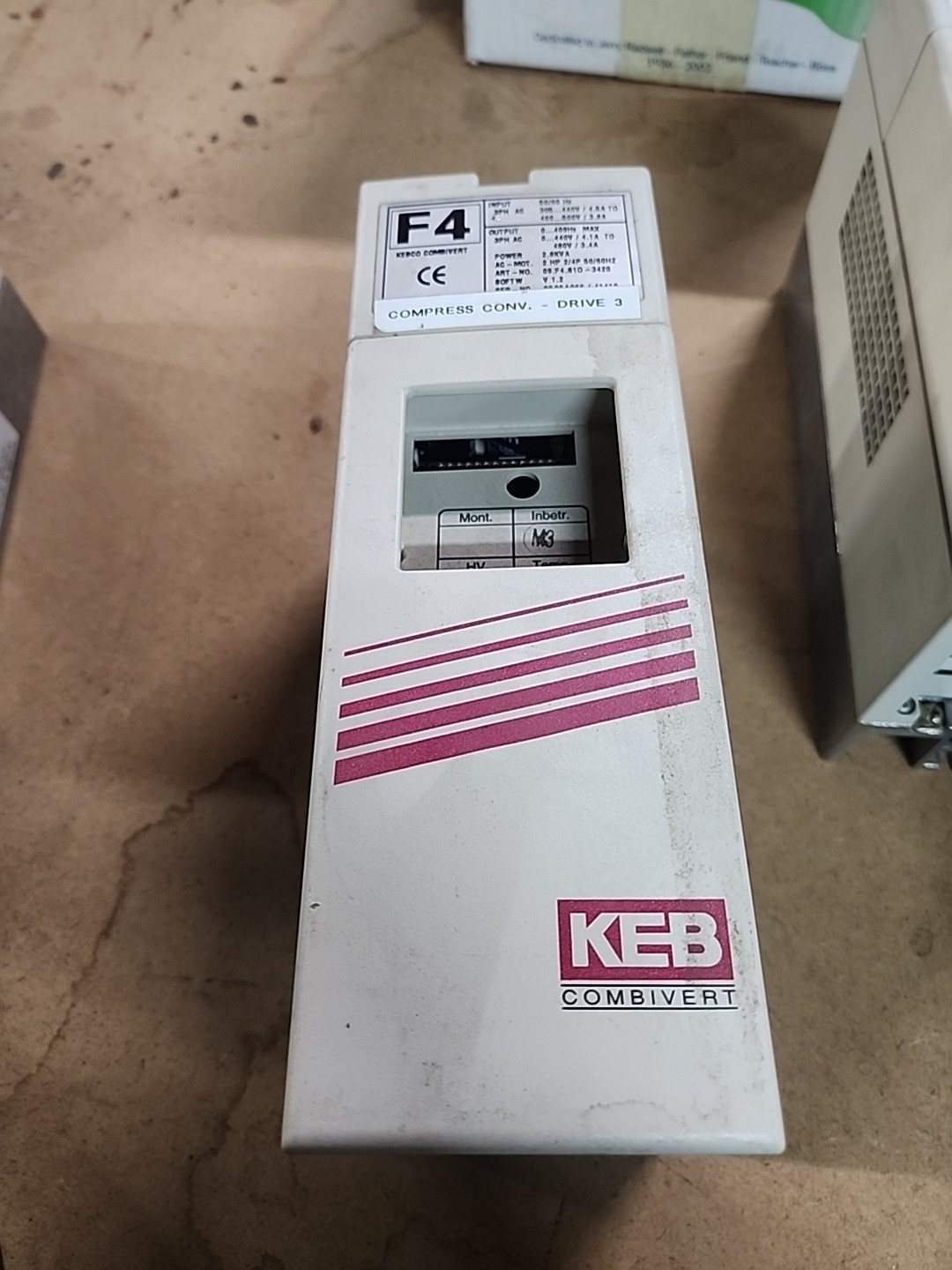 KEB 09.F4.S1D-3420 Combivert AC Drive 2.8KVA