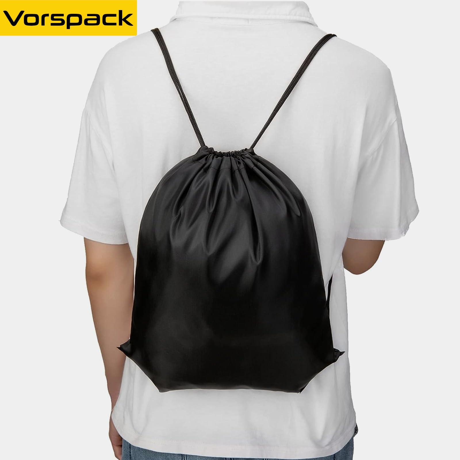 Vorspack 60 Pcs Drawstring Bags Bulk, 15.7 x 13.3 One Size, Multicolor