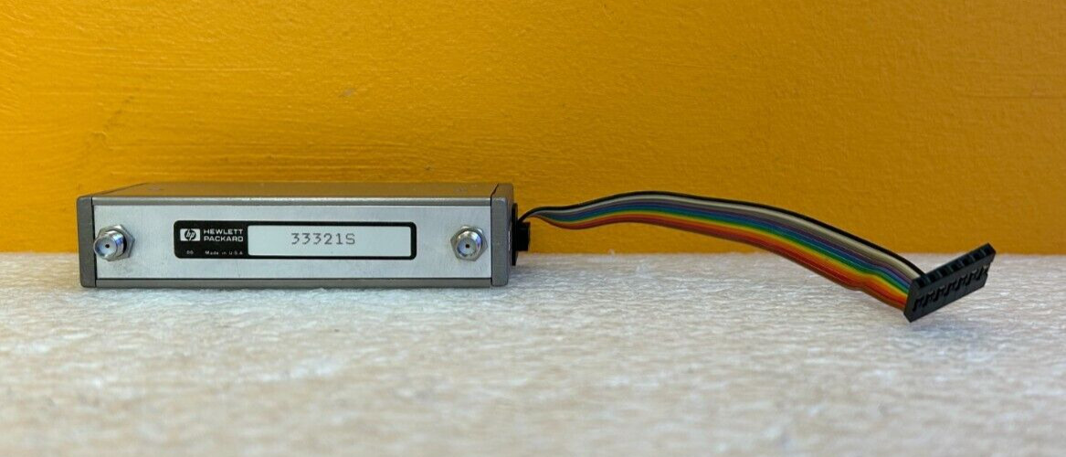 HP 33321S/015 DC-4 GHz, 0-70 dB, SMA, Programmable Step Attenuator. Tested!