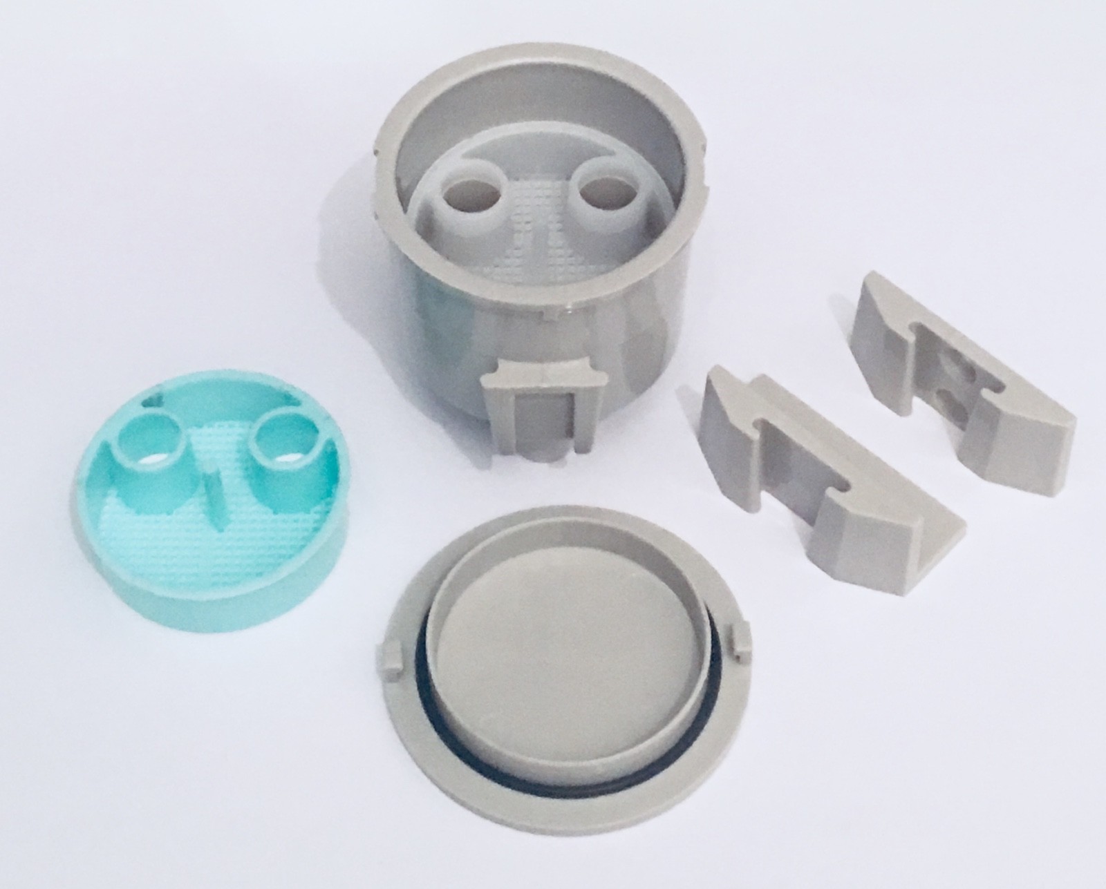 1-7/8″ Type B Solids Collection Canister – Twist Lid Dental Vacuum Evacuation