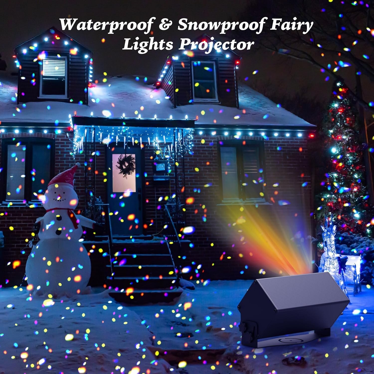 Outdoor RGB Firefly Laser Lights Projector Moving IP67 for Home Garden Patio New
