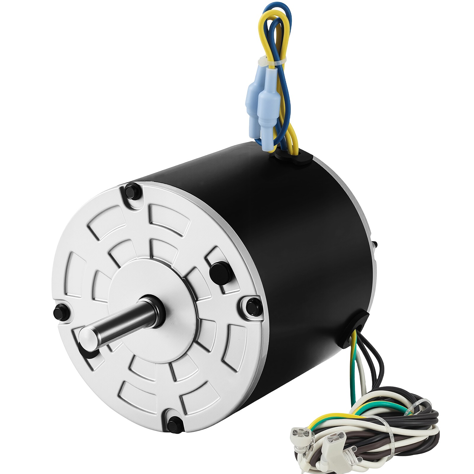 VEVOR Condenser Fan Motor with Capacitor 1/5HP 1075/900RPM 208-230V CW/CCW