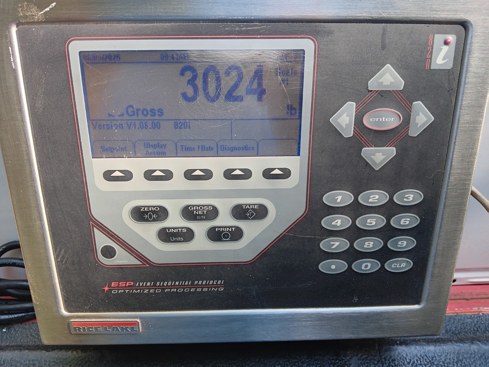 Rice Lake 820i-2A Scale Programmable Weighing Indicator Dual Channel 120VAC