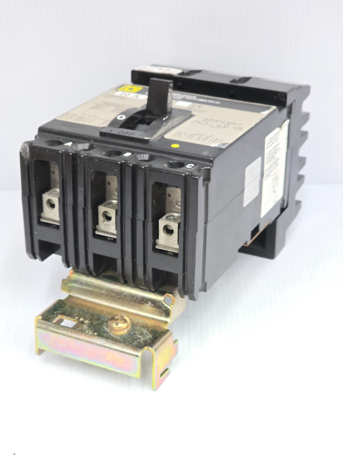 Square D 20 Amp I-Line Circuit Breaker 600 VAC 3 Pole 65 kA FH36020