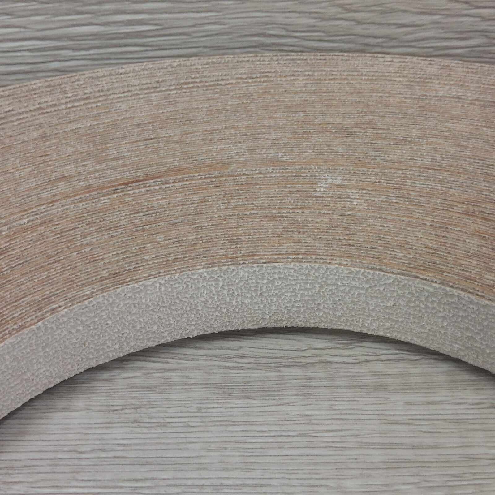 Edge Supply White Oak 3/4 inch X 250 ft Veneer Wood Roll Back Fleeced Sanded