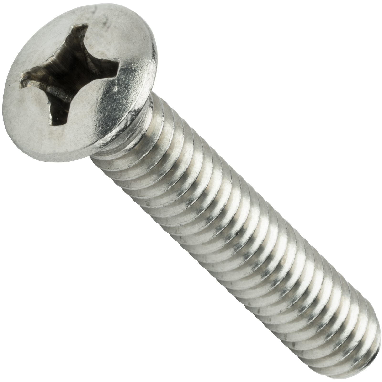 6-32 Phillips Oval Head Machine Screws Stainless Steel Countersunk All Sizes
