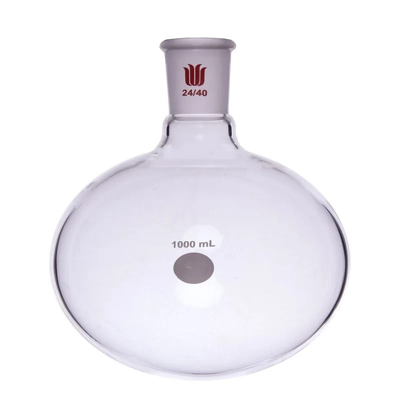 Single Neck Round Bottom Flask 25-5000ml 24/40 Borosilicate Glass
