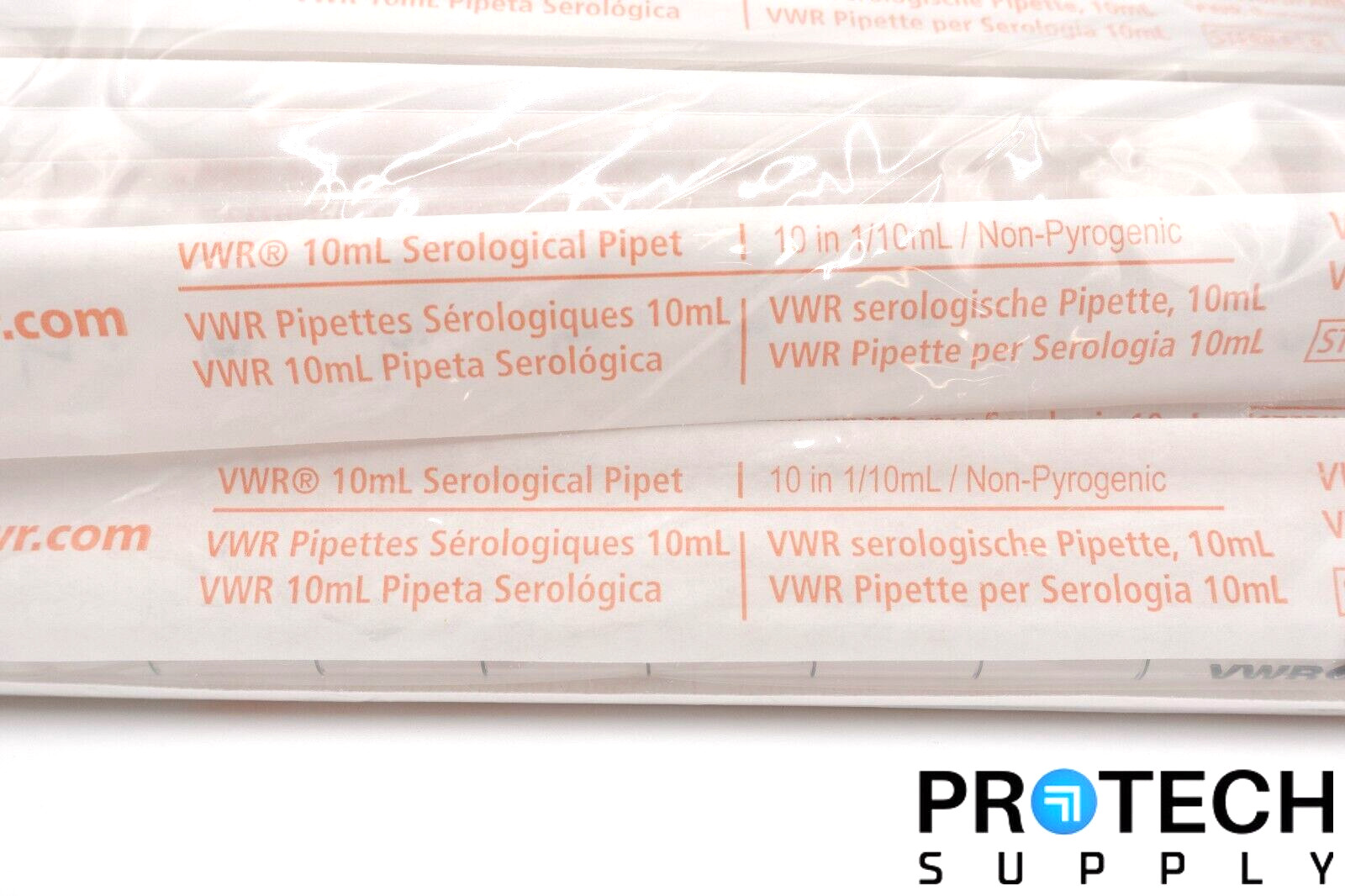 (25/Pk) VWR 89130-898 Serological Pipet 10 ml Polystyrene Total NEW