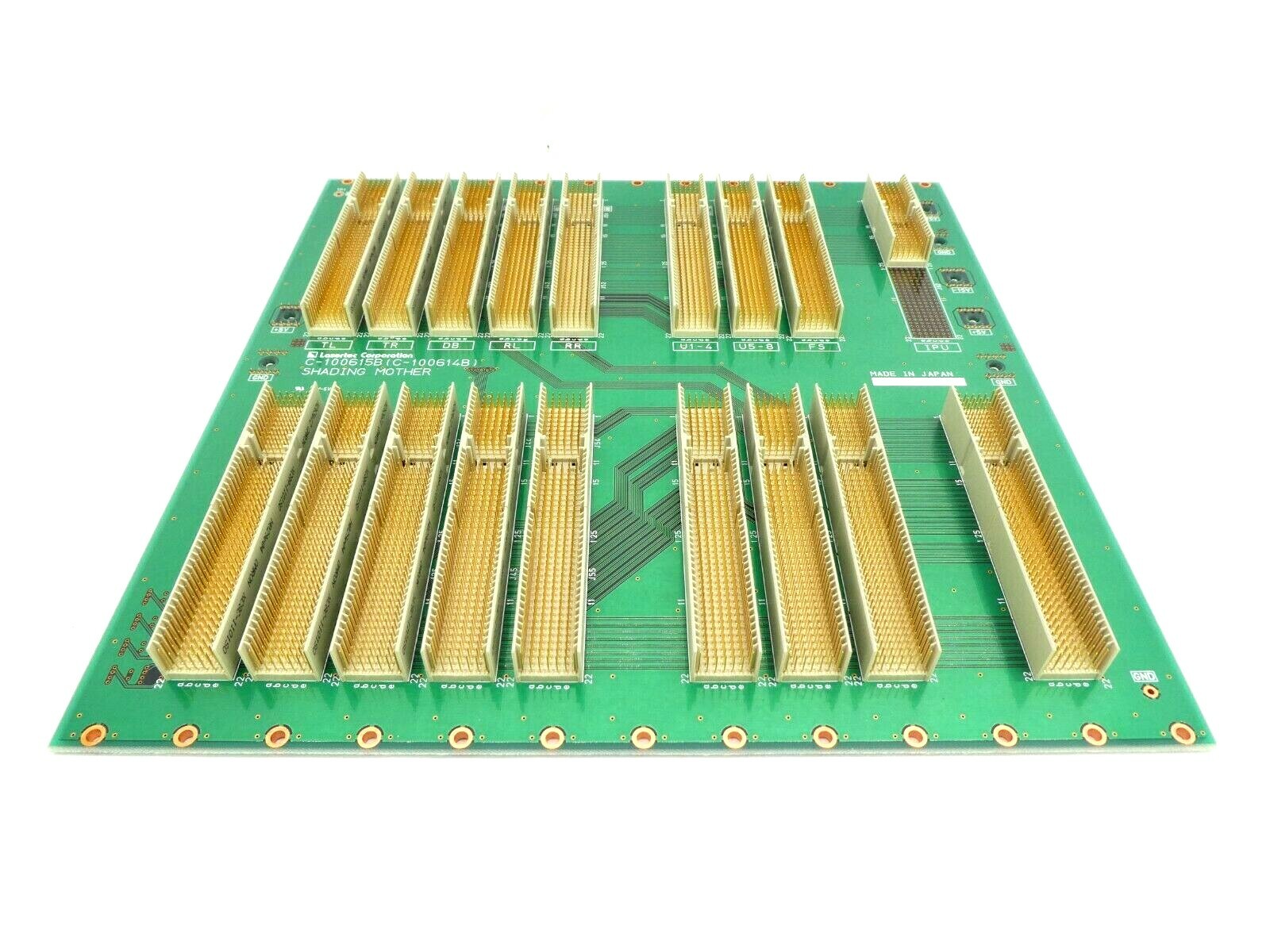 Lasertec C-100615B Backplane Board PCB SHADING MOTHER C-100614B Working Surplus