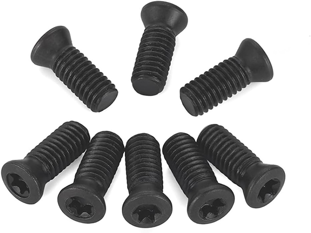 Qty30 M2.5 X 8Mm Alloy Steel Torx Screws for Replaces Carbide Insert CNC Lath…