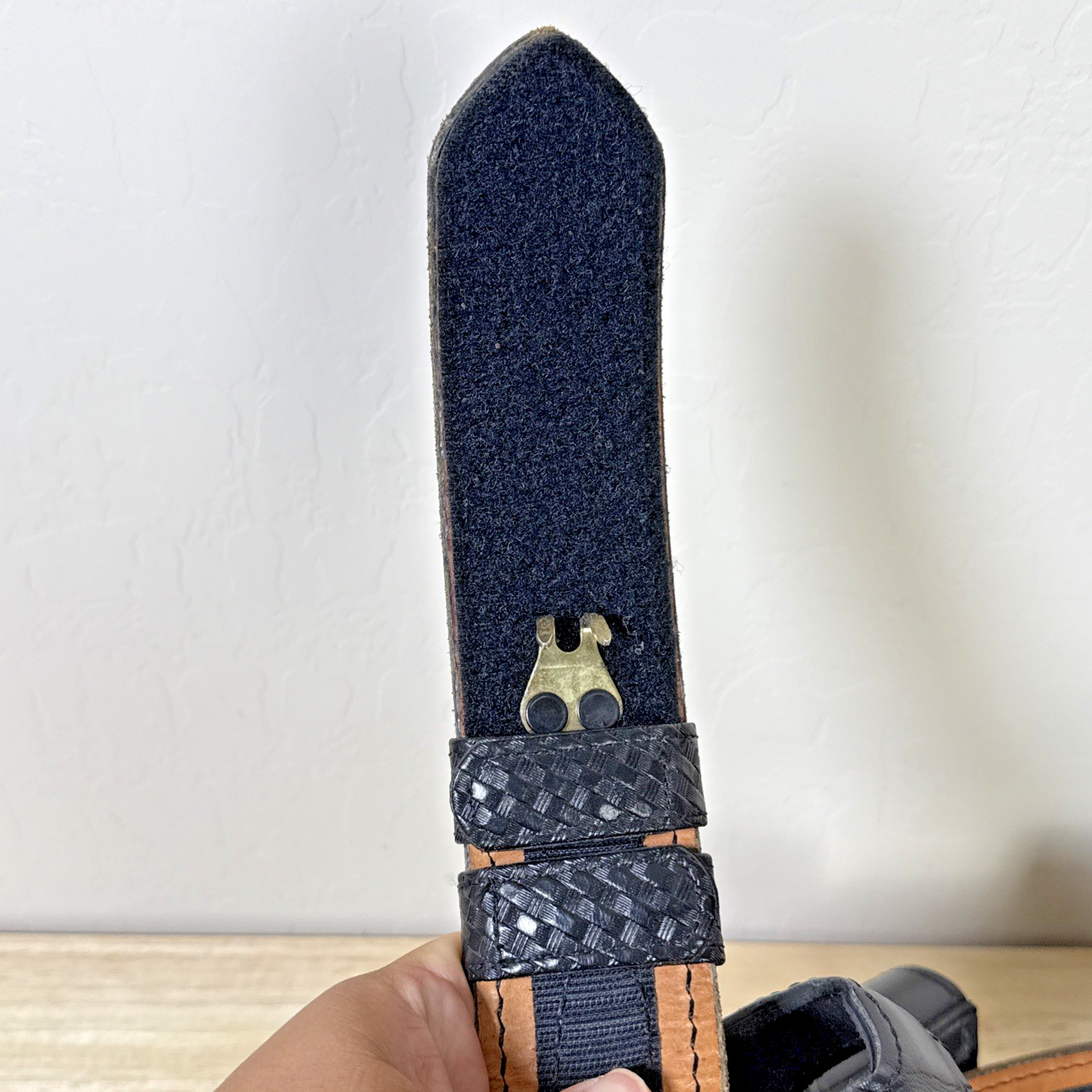 Safariland Model 94 Tactical Leather Belt w/ Gun Holster & Attachments READ
