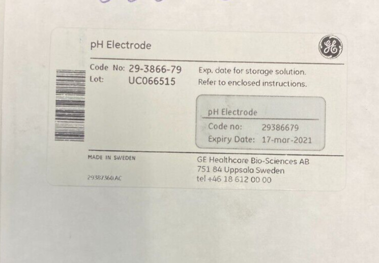 pH Electrode with Accessory for AKTAready, AKTApilot 29386679 Cytiva GE AKTA