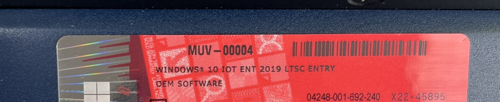 EMERSON, RXi PANEL PC, MODEL IC758CSWA15PC64, 15″ SCREEN, WINDOWS 10 IOT, NEW