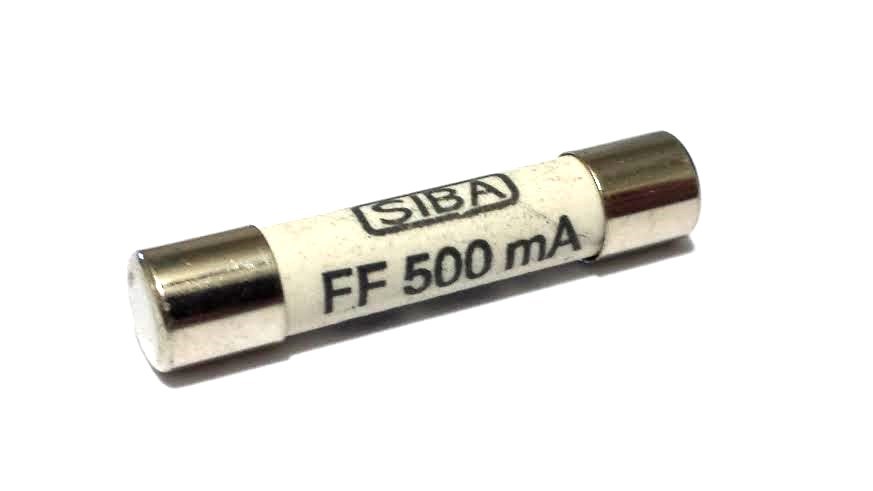 1 EACH NEW SIBA FF 500 mA DMI 1000 V 6.3mm x 32mm CERAMIC FUSE FF 500mA 0.5A