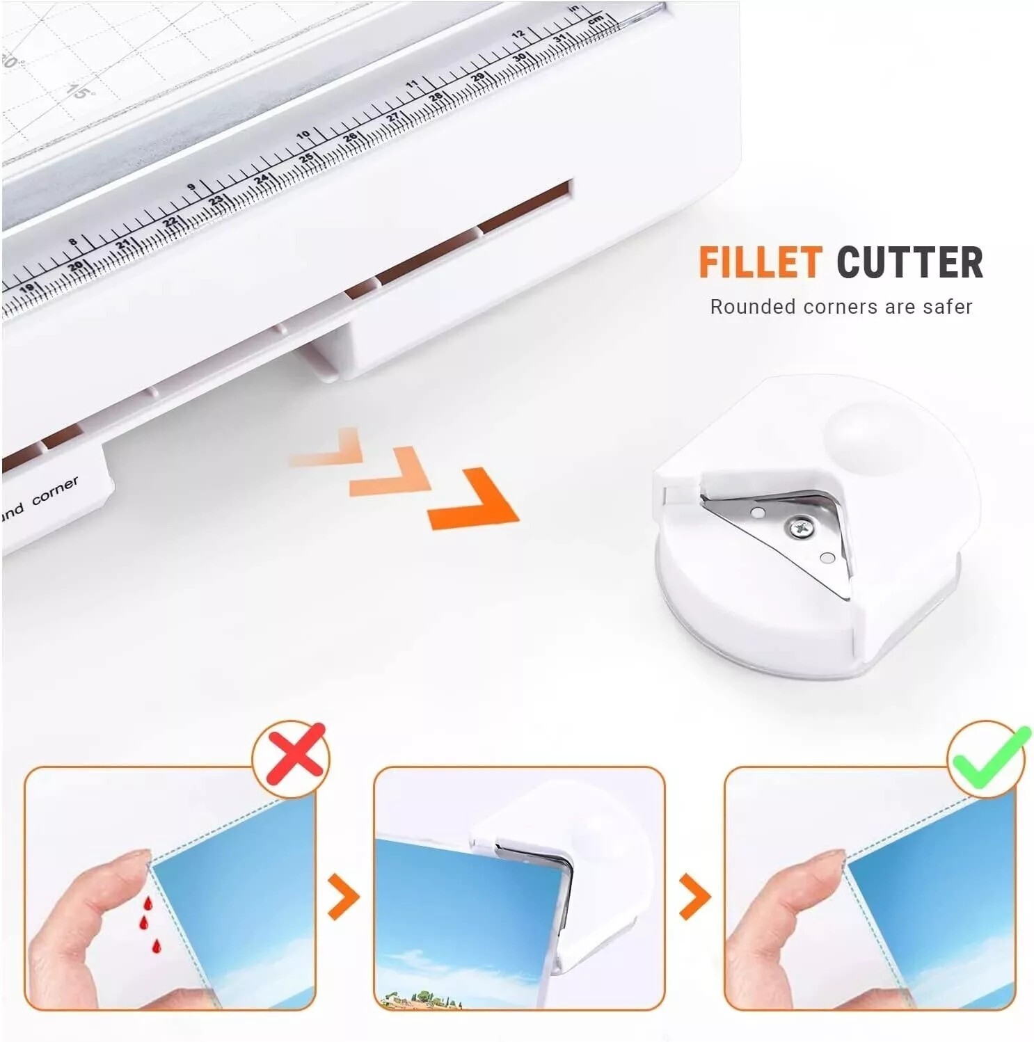 Tacklife MTL02 5-in-1 Hot/Cold Laminator for Home/Office – Laminating Machine