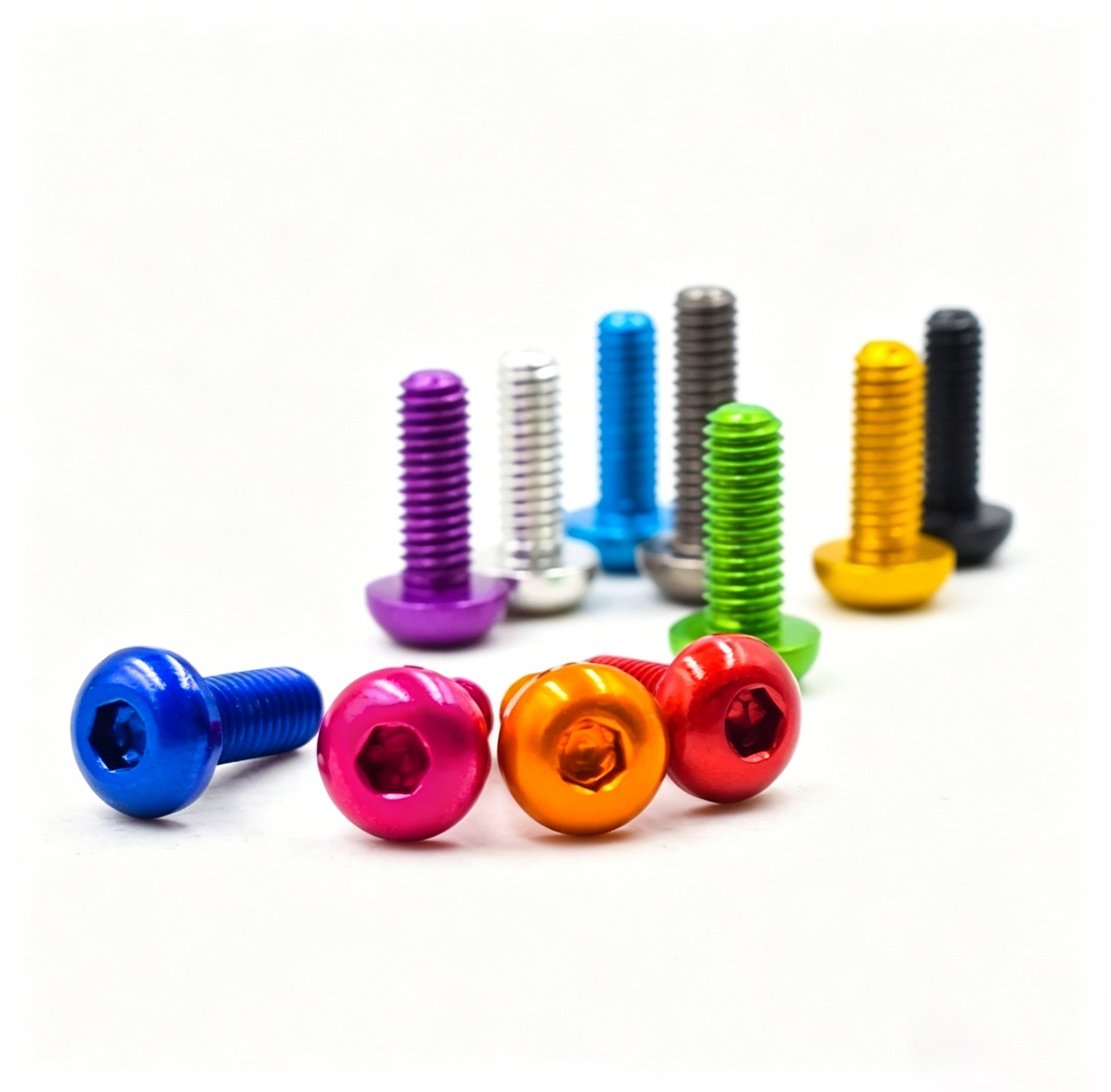 M3 M3.5 M4x6mm-30mm Button Head Socket Cap Screws Fixing Bolt Rounded Head Screw