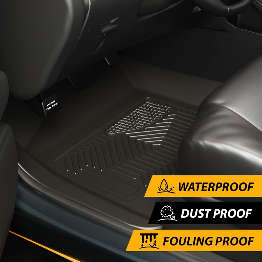 TPE Floor Mats Cargo Liner for Honda Accord Sedan 08-12 Not Coupe 3PCS All-Weath