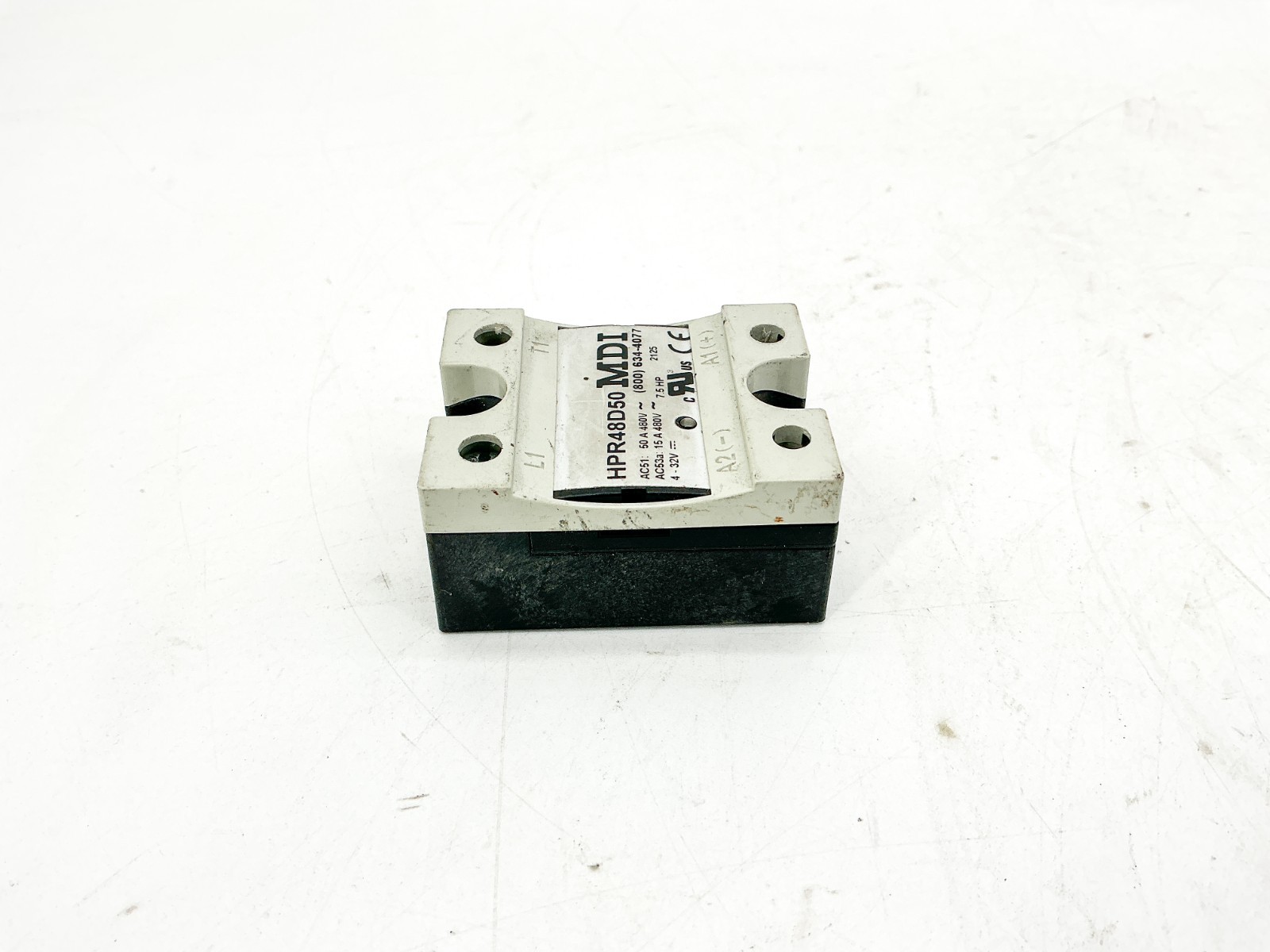 MDI HPR48D50 Single State Relay 480VAC Output 4-32VDC Control
