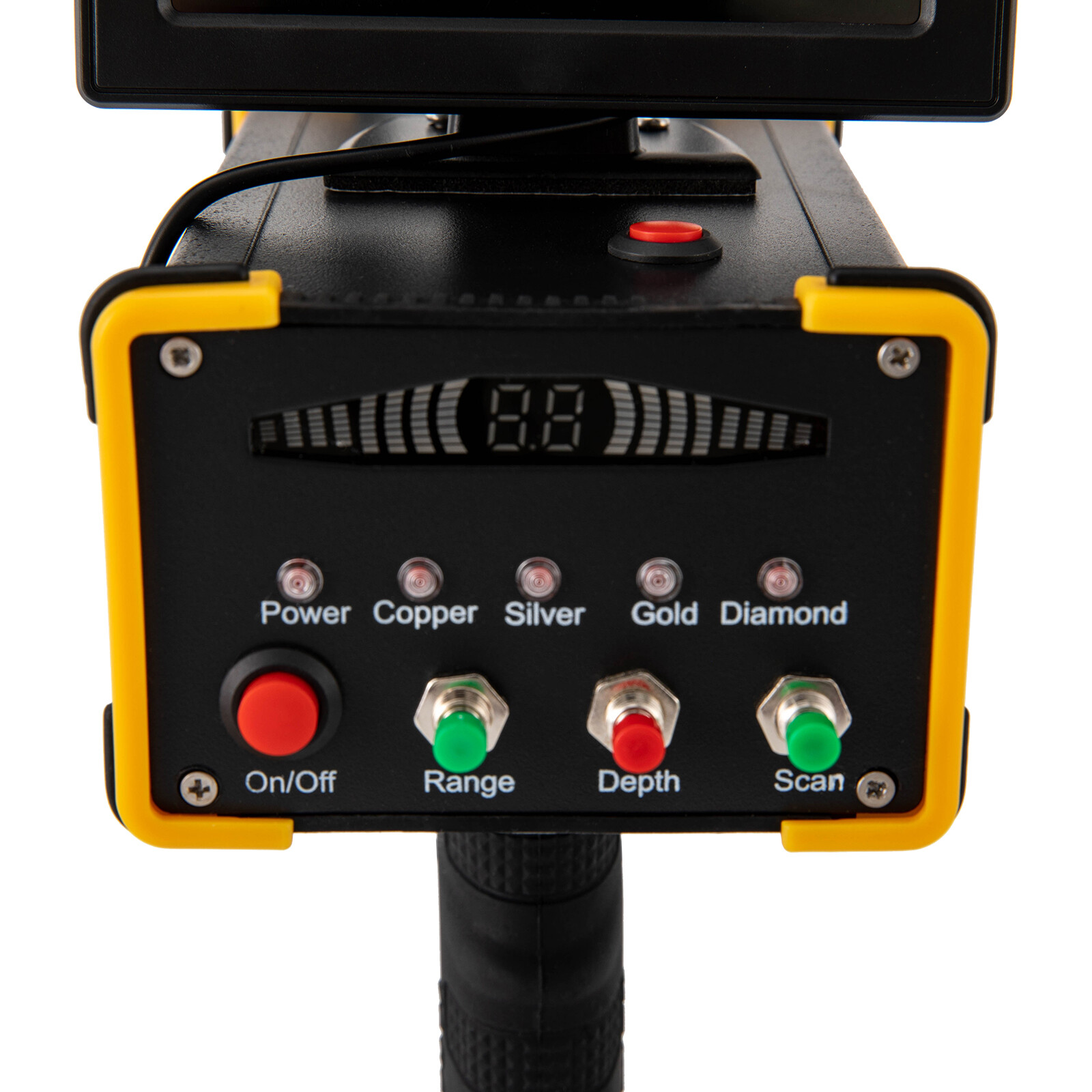 Long Range 3D Gold Silver Gem Diamond Metal Detector for Treasure Hunter LCD