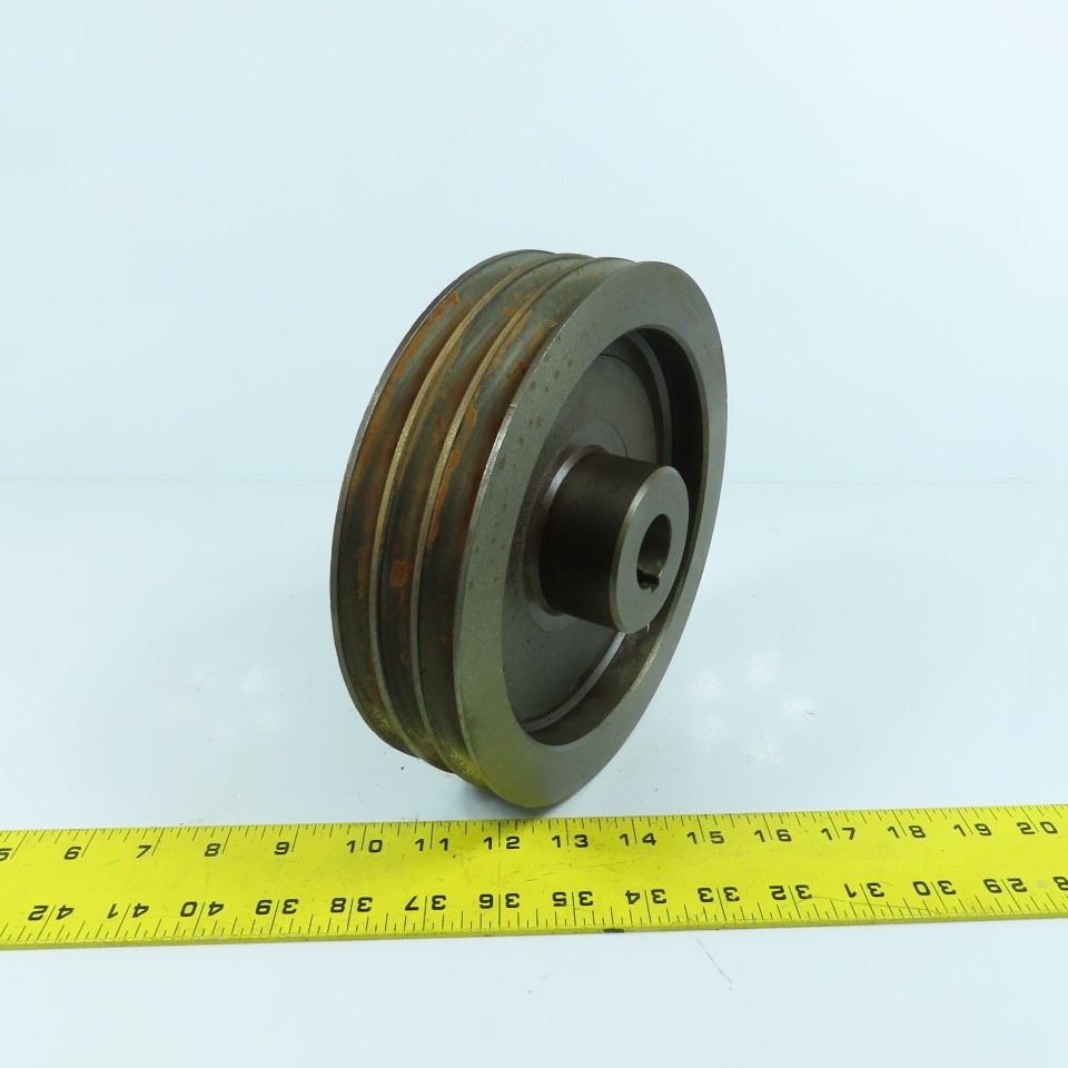 Marvel Model 9 3-Groove Transmission Drive Belt Pulley 1-1/8″ Bore