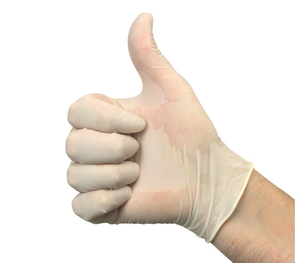 Emerald Grip Powder-Free Latex Exam Gloves Medical Grade Heavy Duty 8 Mil