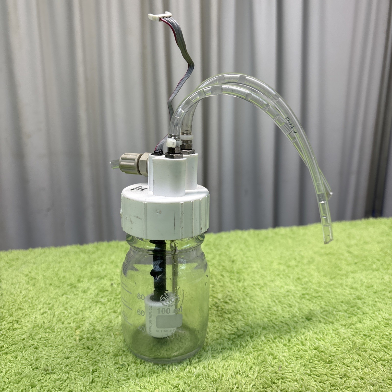 Electrochemical Cell 100 mL glass cell Simax bottle