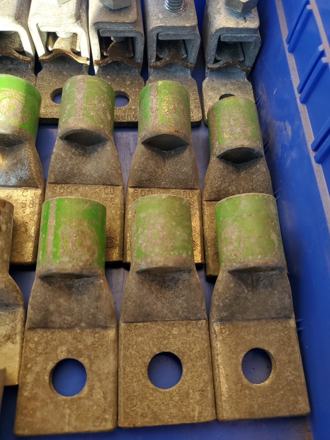 Copper Compression Crimp Lugs Lot Of 27
