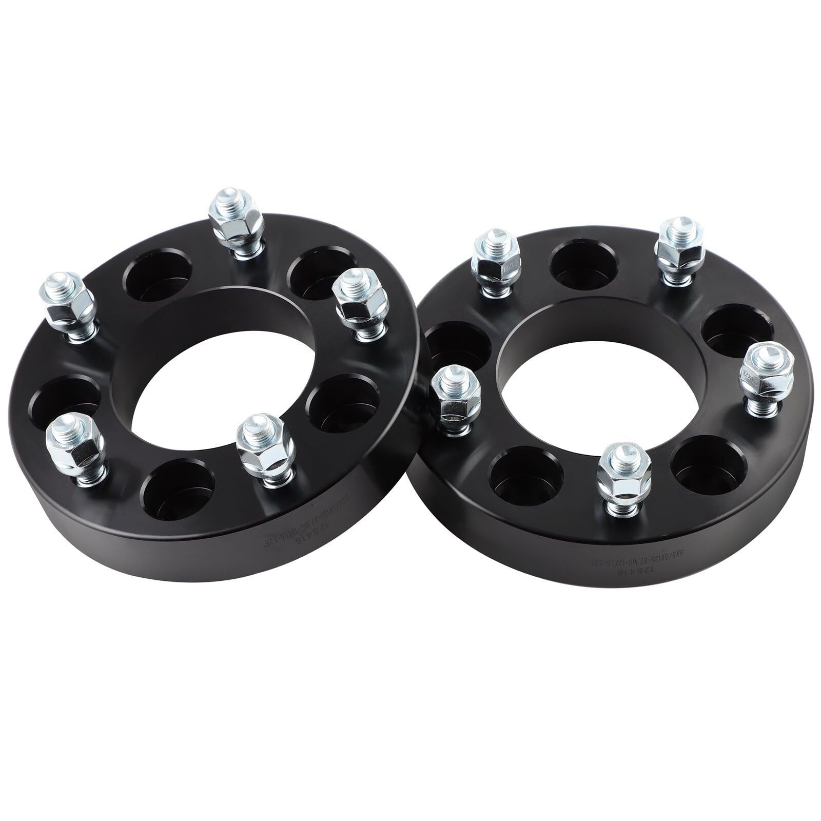 4pcs 1.25″ 5×5-5×135 Spacers 87.1mm 12×1.5 Studs for Chevy Impala Caprice Ram CV