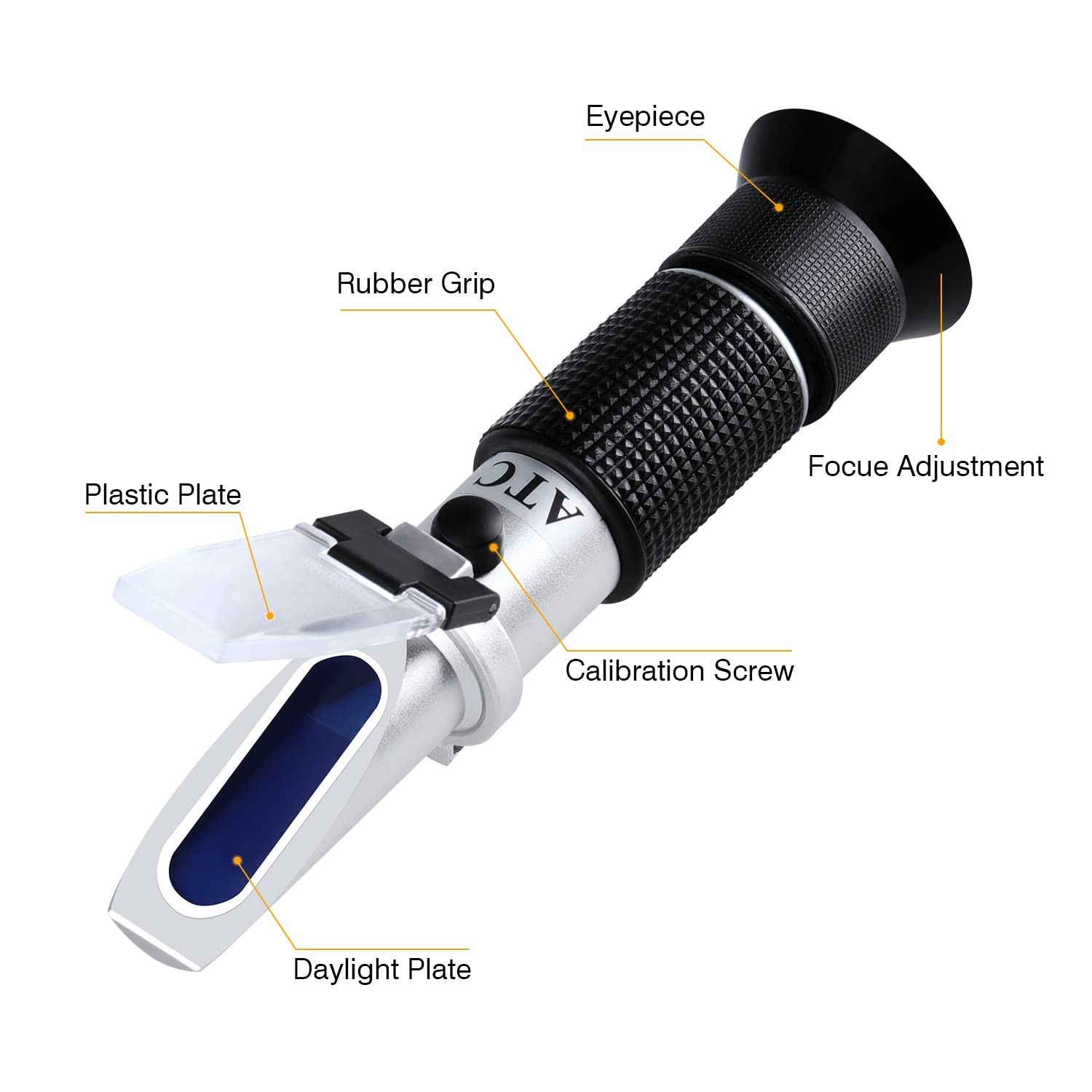Antifreeze Refractometer 4-in-1 Coolant Tester Refractometer for Checking Fre…