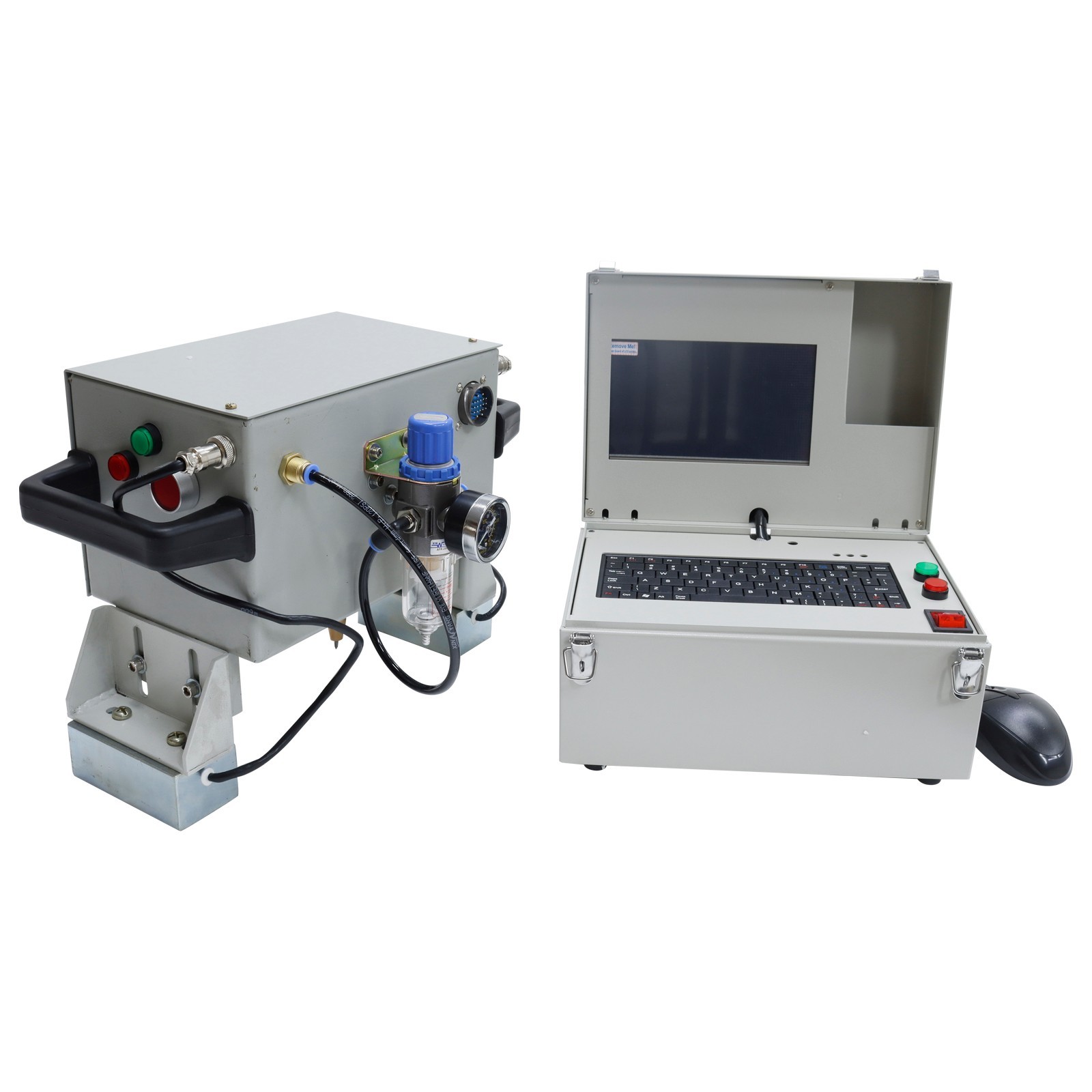 Handheld Pneumatic Engraver 5.1×1.9in Dot Peen Metal Marking Engraving Machine
