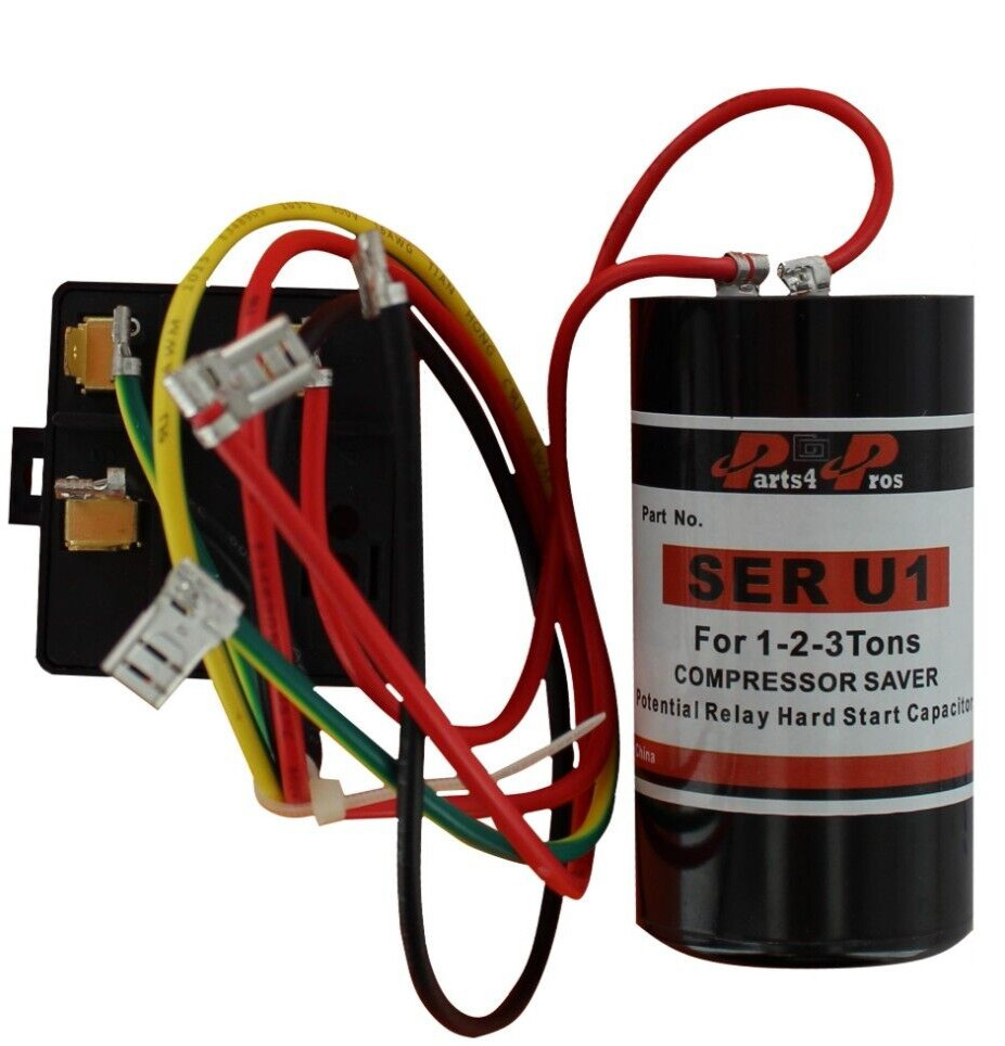 CSRU1 Compressor Saver Hard Start Kit for 1 to 3 Ton Systems SER-U1 LSRU1