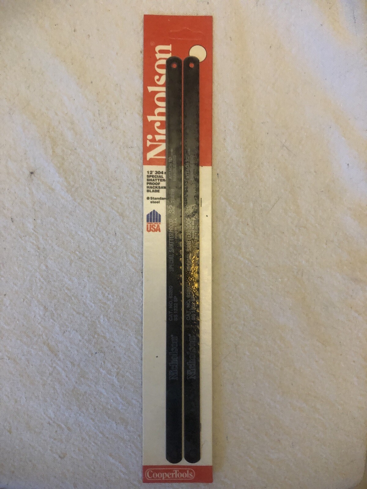 Nicholson #63280 SS1232 Shatterproof 12 in. x 32 TPI Hacksaw Blade-(2 Blades per
