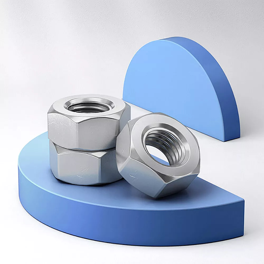 1-100pcs M 1 1.2 1.4~ M64 304 Stainless Steel Hexagon Full Nuts A2 Grade DIN 934