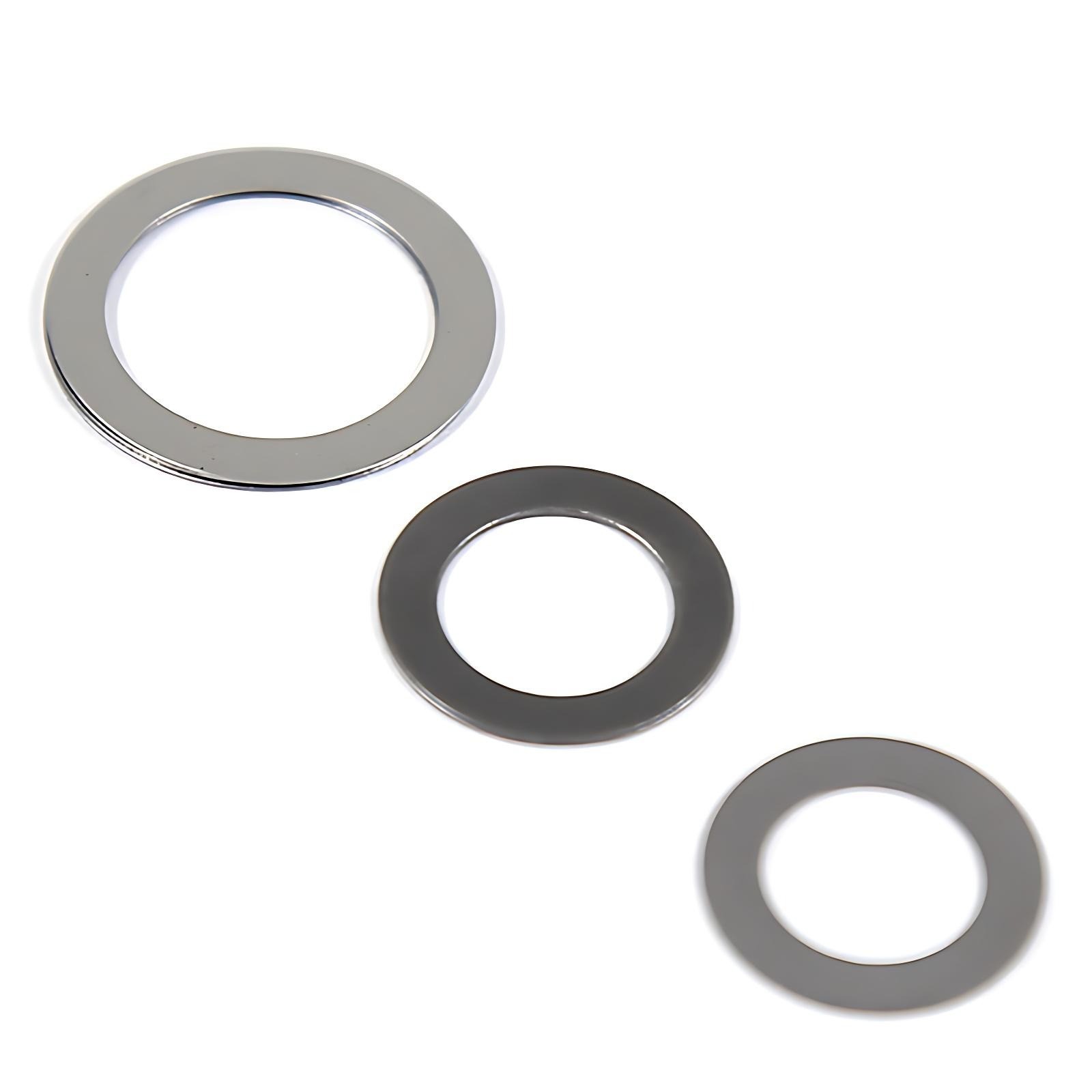 Micro Flat Shim Washer M1.1/1.2/1.4/1.5 /1.6/1.7 Nickel/Black Zinc Gasket Washer