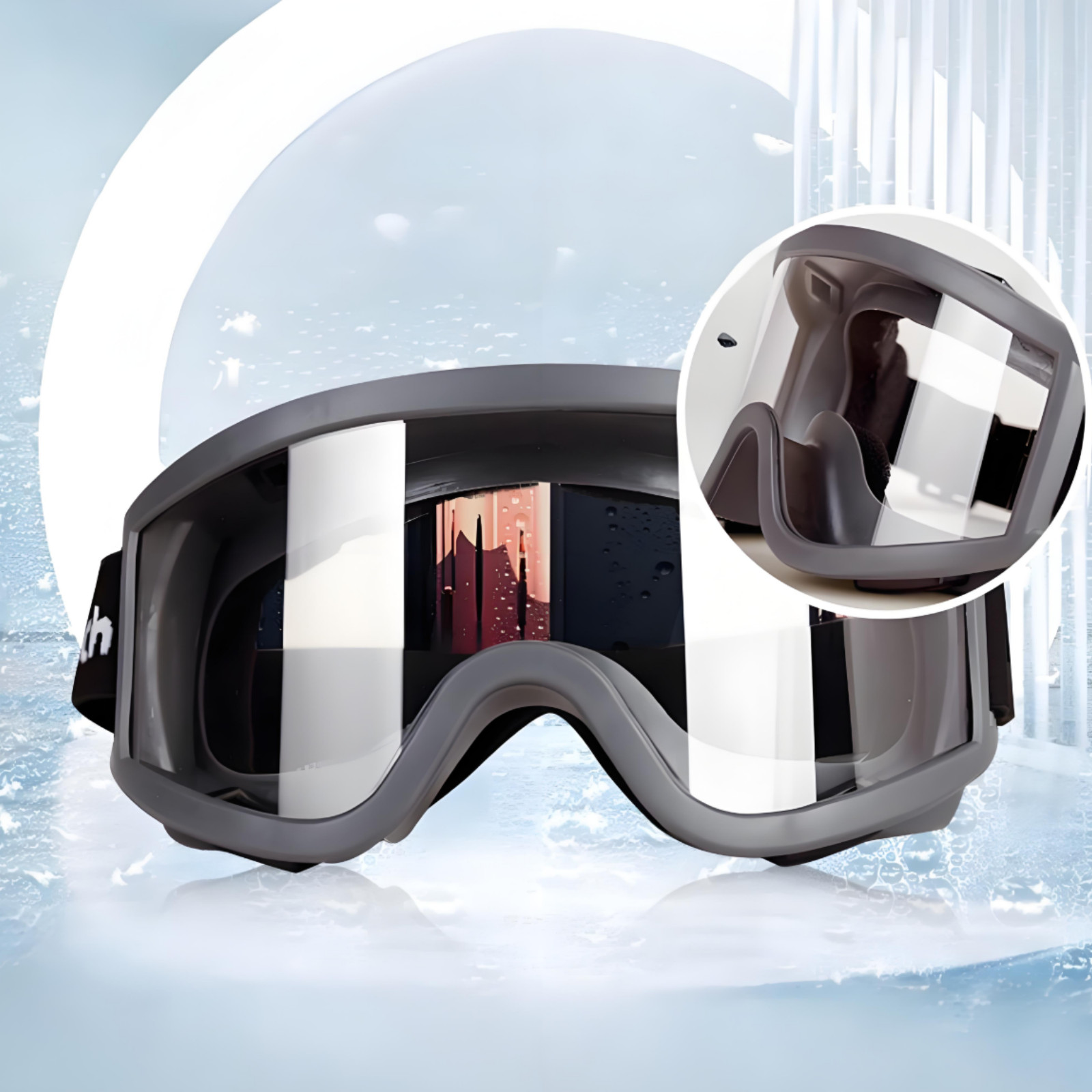 Anti-Fog Safety Goggles for Work Dust Wind Protective Glasses Impact Resistant