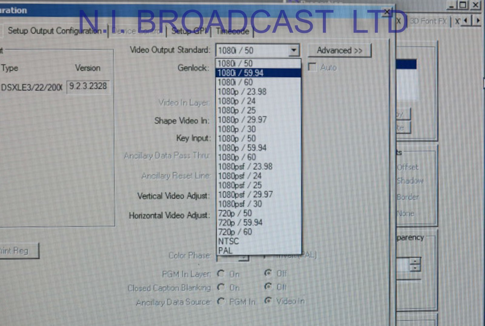 Chyron Hego lyricX  3G/ HD graphics system, + 8x 512gb  SSD (Lyric pro V8.7