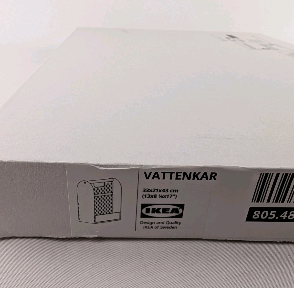 IKEA VATTENKAR Desk Organizer White 13” x 8 ¼” x 17″ New 805.486.61
