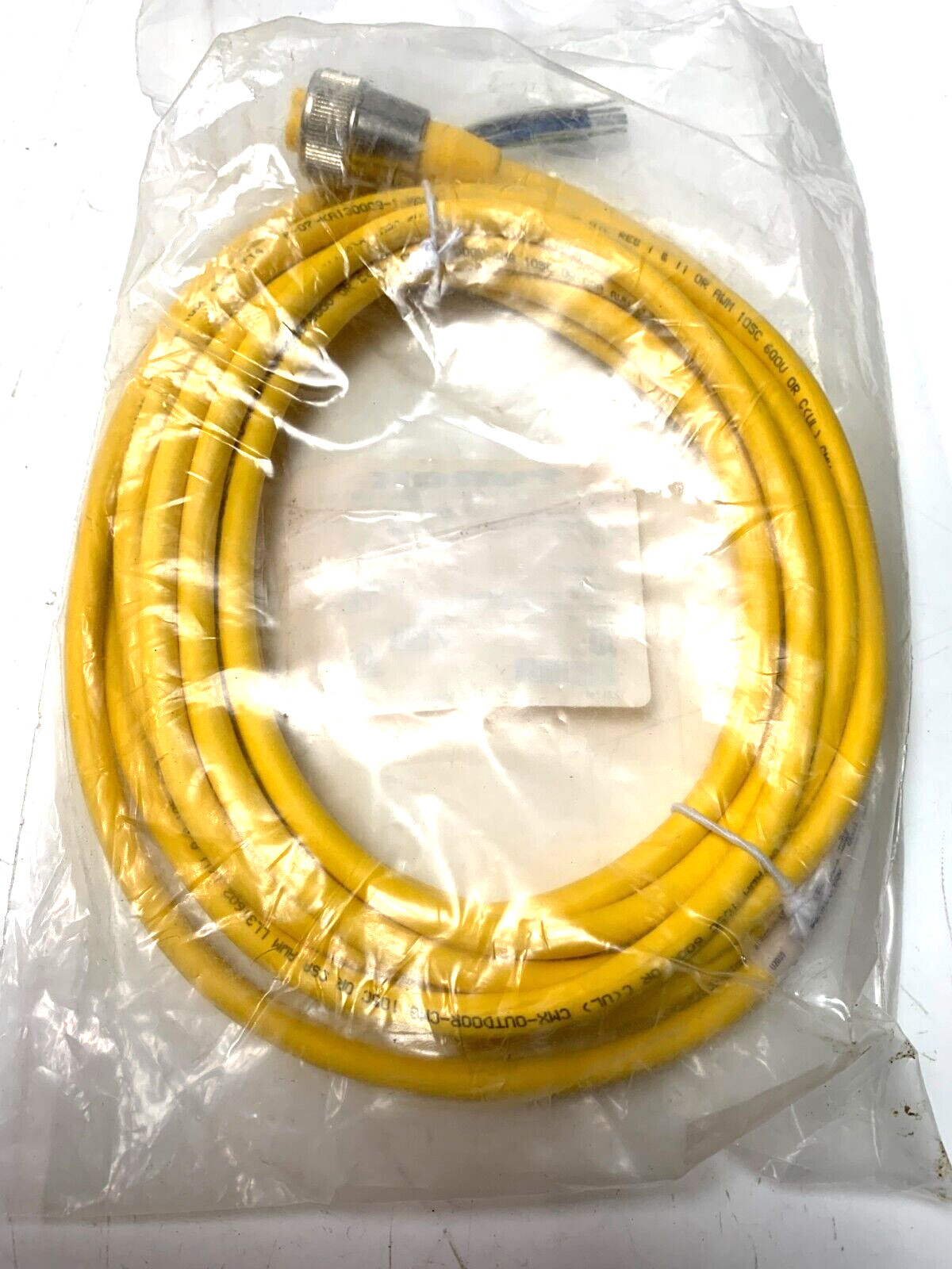 TURCK, RKM 50-5M, Single Ended Cordset, 7/8 inch Female to Pigtail, 5M U2059 NEW