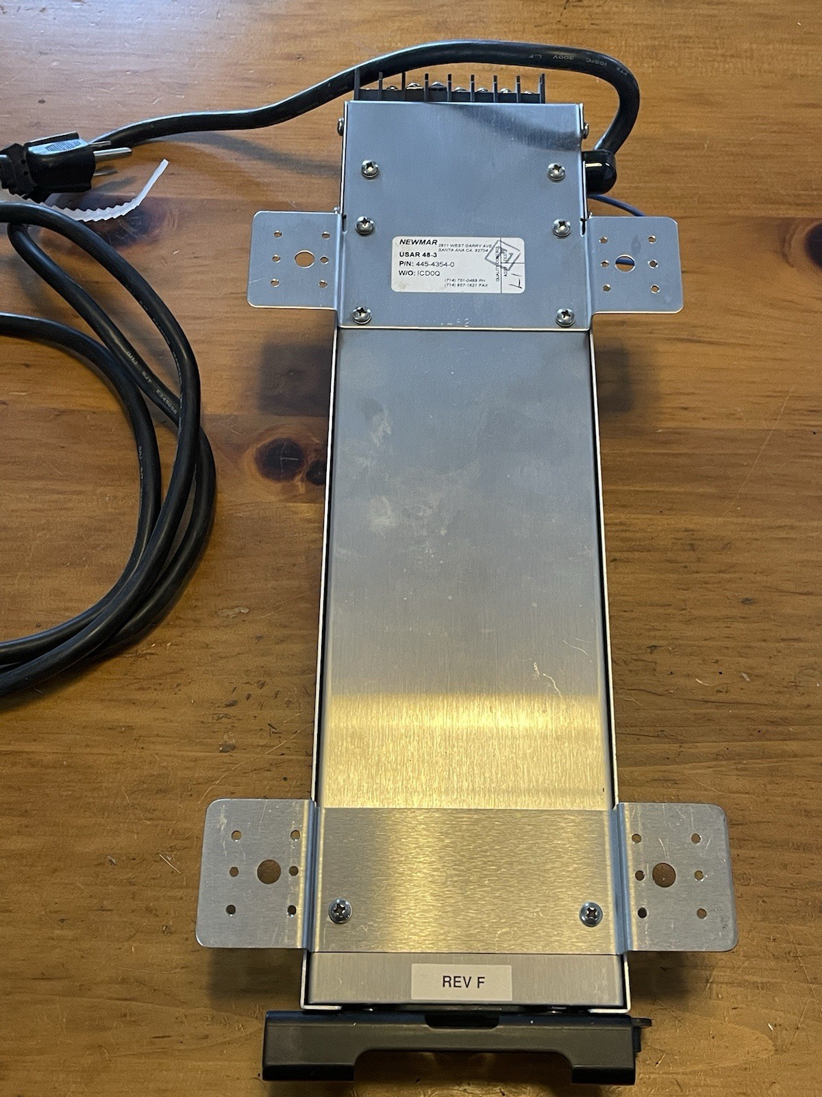 NEWMAR UNITY STAND ALONE RECTIFIER Model:USAR 48-3