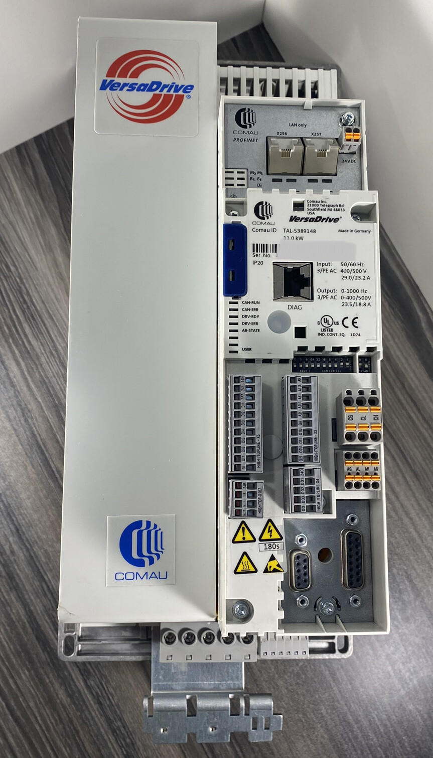 New Comau Profinet VersaDrive TAL-S389148 S389148 AC Drive 11.0kW – USA