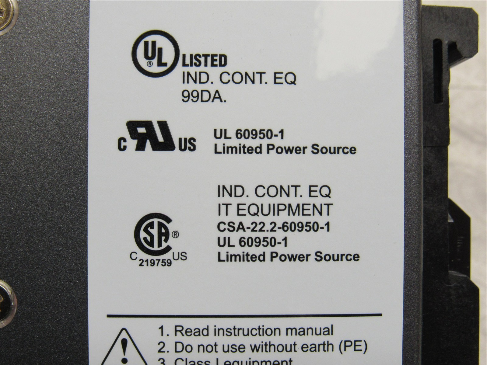 4 LOT – NEW TRACO POWER TSP 090-124N-A 24V POWER SUPPLY w/ CABLES